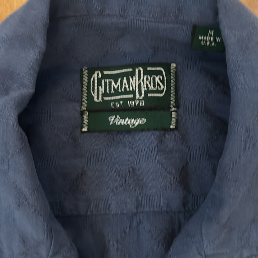 Gitman Vintage short sleeve shirt in medium - Picture 2 of 3